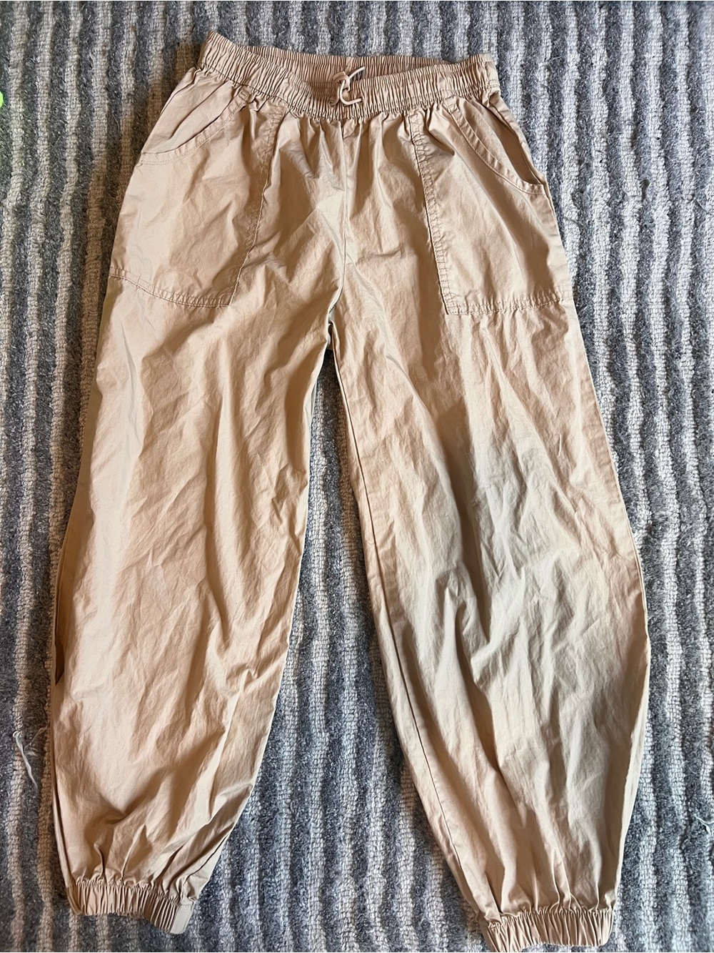 GAP Kids Tan Elastic Waist Jogger Pants